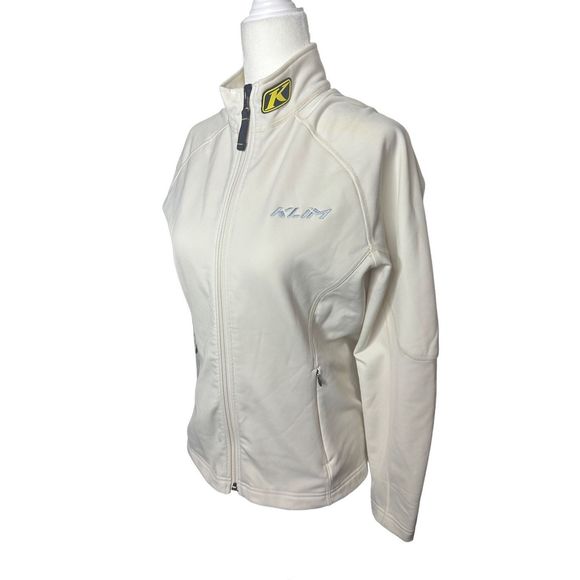 Klim Whistler‎ Soft Shell Cream Motorcycle Snow Mobile Jacket Sz Small Women's - Picture 3 of 8